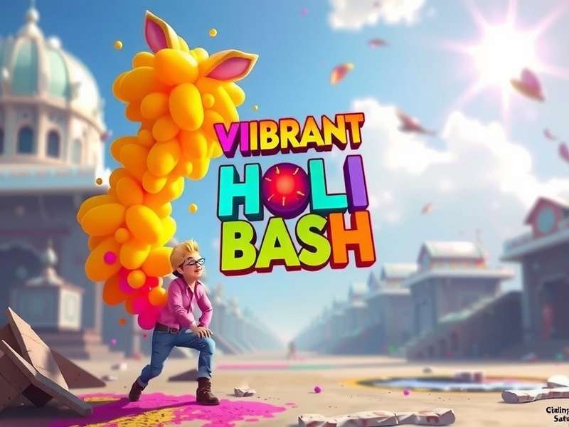 Vibrant Holi Bash Game Cover